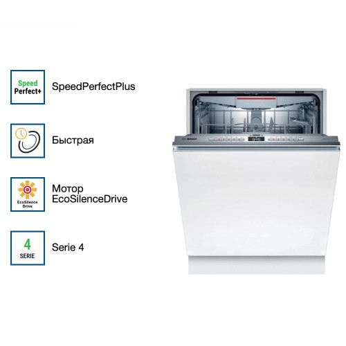Встраиваемая посудомоечная машина Bosch SMV4HVX37E