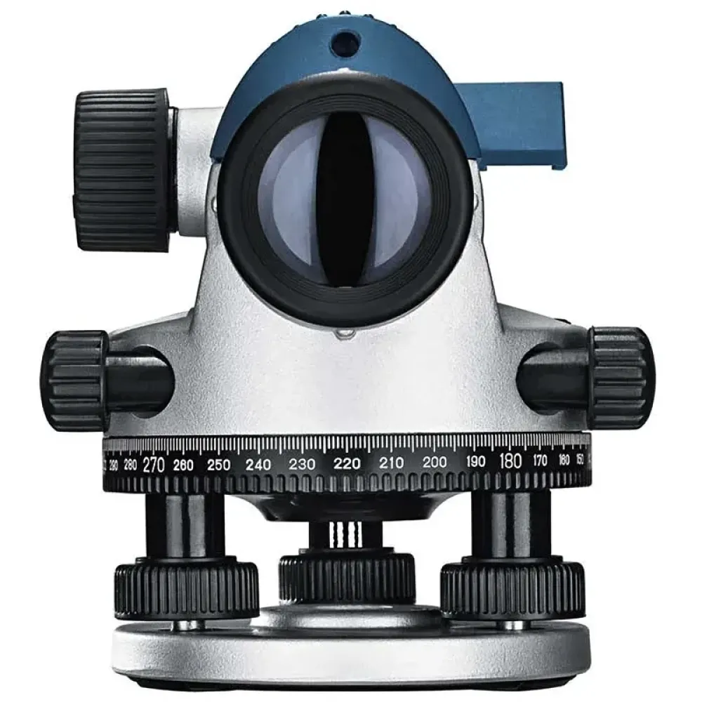 Bosch GOL 26 D Professional оптический нивелир + бленда, кейс, ключ, отвес и регулировочный штифт 0601068000