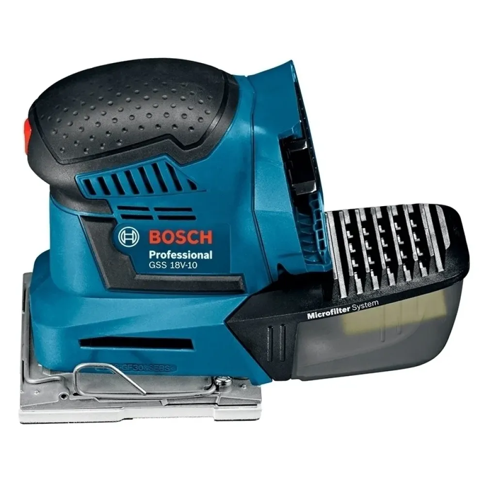 Bosch GSS 18V-10 Professional Solo аккумуляторная вибрационная шлифмашина (без АКБ и ЗУ), 06019D0200