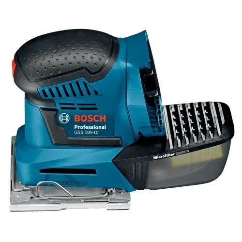 Bosch GSS 18V-10 Professional Solo аккумуляторная вибрационная шлифмашина (без АКБ и ЗУ), 06019D0200