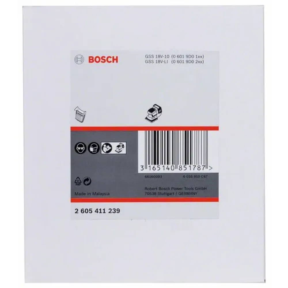 Bosch Black фильтр пылесборника, 2605411239