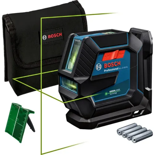 Bosch GLL 2-15 G Professional линейный лазерный нивелир, 0601063W00