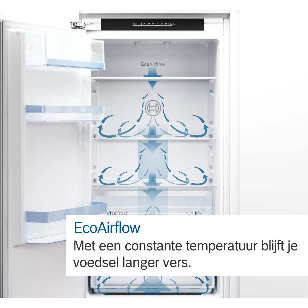 Встраиваемый двухкамерный холодильник Bosch KIN86ADD0