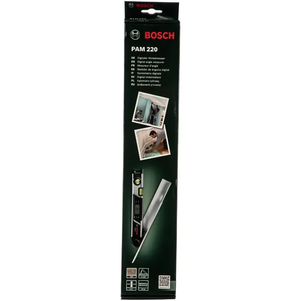 Bosch PAM 220 цифровой угломер, 0603676000