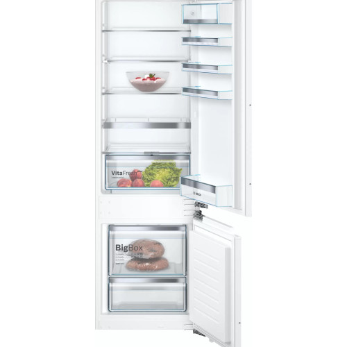 Встраиваемый двухкамерный холодильник Bosch KIS87AFE0