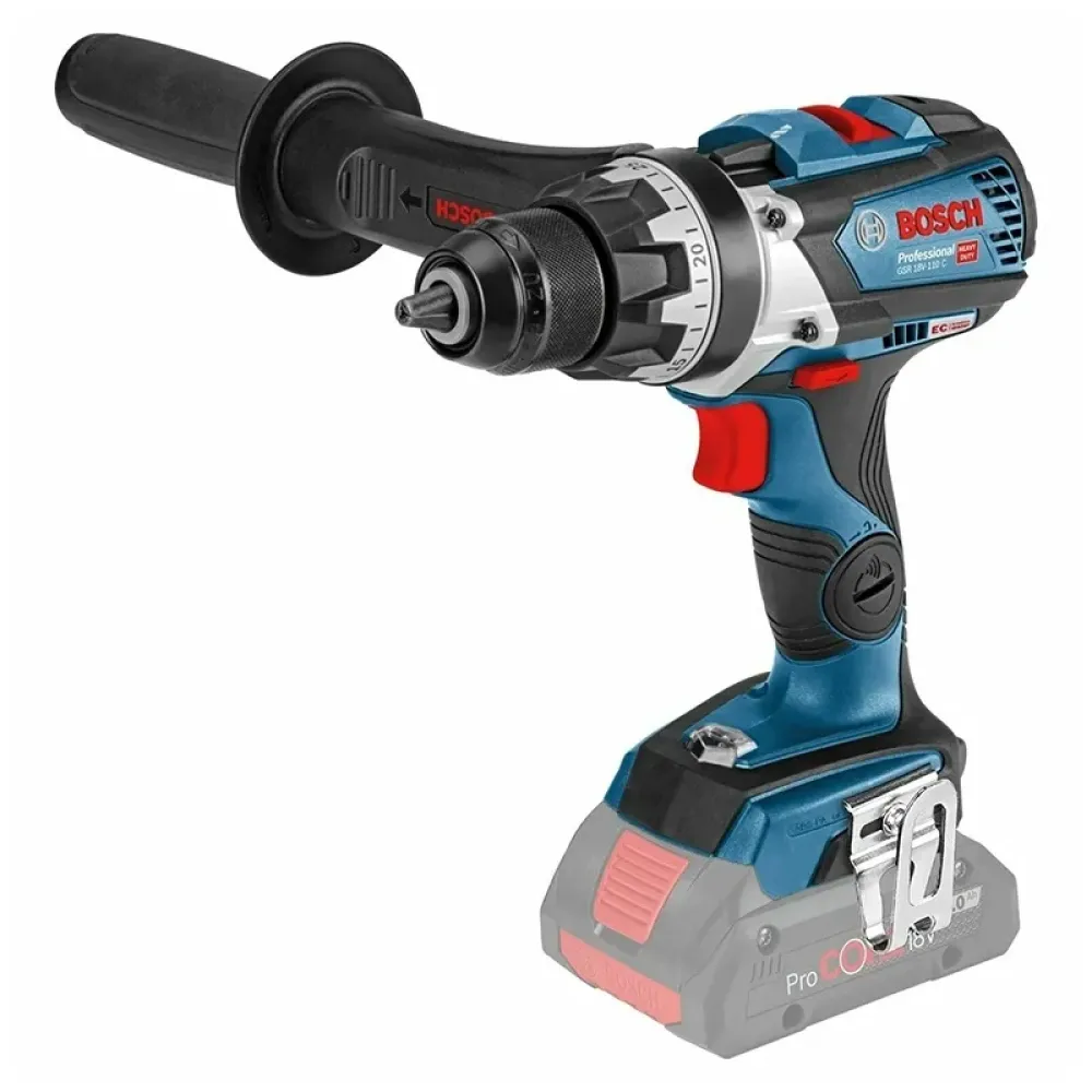 Bosch GSR 18V-110 C Professional Solo аккумуляторная дрель-шуруповерт (без АКБ и ЗУ), 06019G0109