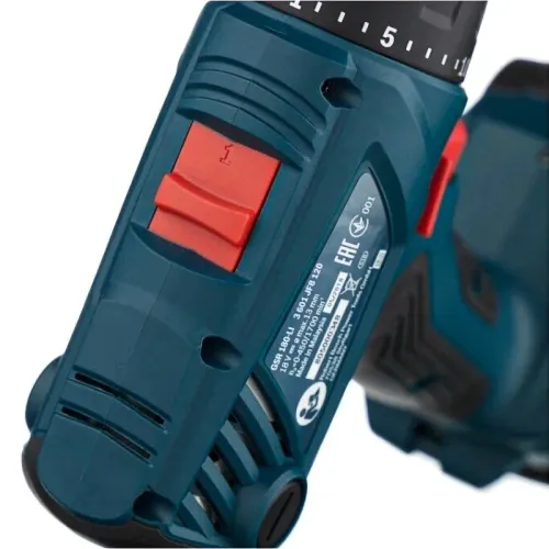 Bosch GSR 180-Li Professional аккумуляторная дрель-шуруповерт (2 x 1.5 Ач, ЗУ), 06019F8109